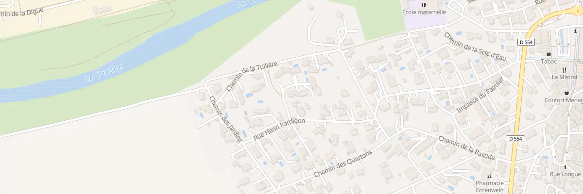 Plan du 6726 Verdon à Vinon-sur-Verdon