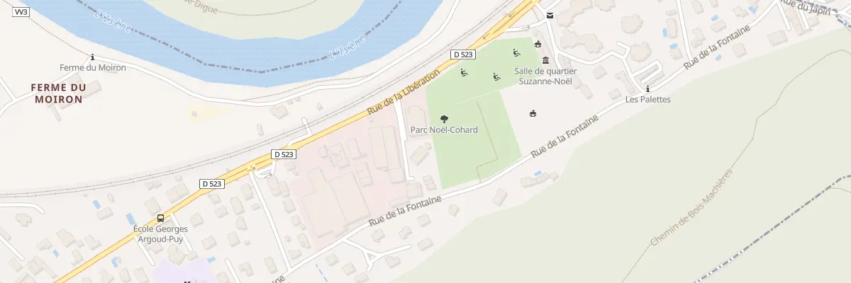 Plan du 54 Rue de la Libération à Gières