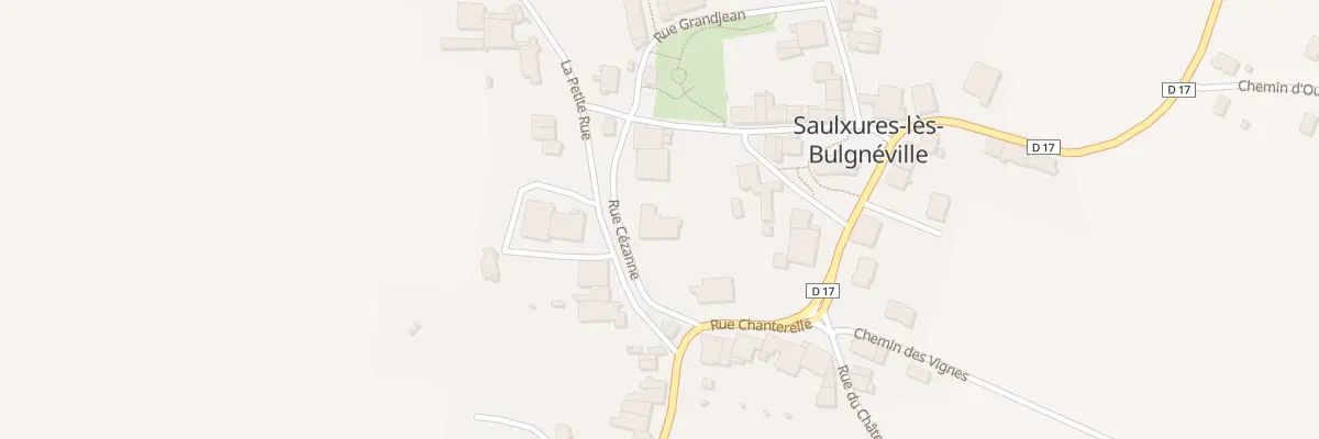 Plan du 2 Rue Cézanne à Saulxures-lès-Bulgnéville