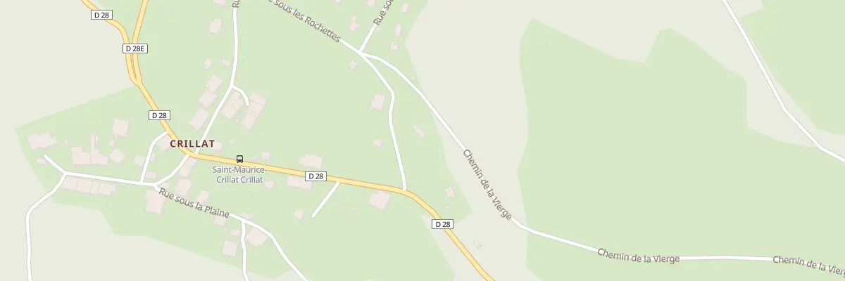 Plan du 7 Rue sous les Rochettes à Saint-Maurice-Crillat