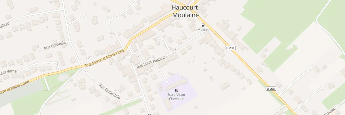 Plan du 16 Rue Louis Pasteur à Haucourt-Moulaine
