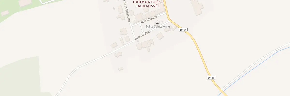 Plan du 6 Rue Grande Rue A Haumont à Lachaussée