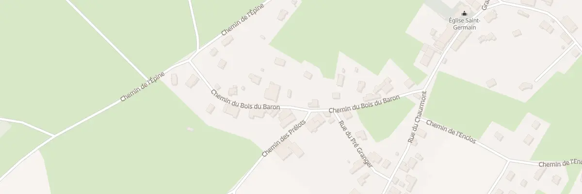 Plan du 16 Che du Bois du Baron à Fourg