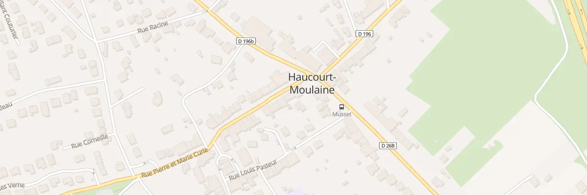 Plan du 1C Rue Pierre et Marie Curie à Haucourt-Moulaine