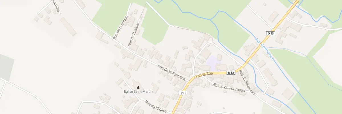 Plan du 8 Rue de la Fontaine à Vellexon-Queutrey-et-Vaudey