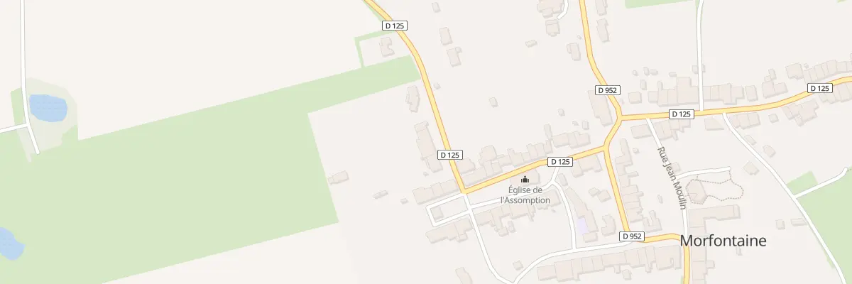 Plan du 28 Rue Mal de Lattre de Tassigny à Morfontaine