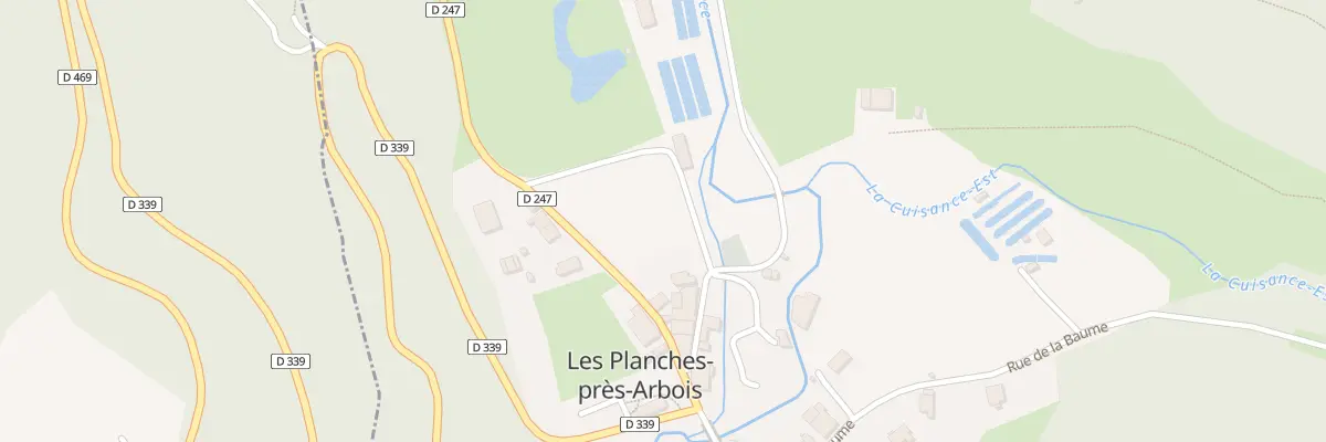 Plan du 3 Rue du Moulin aux Planches-près-Arbois