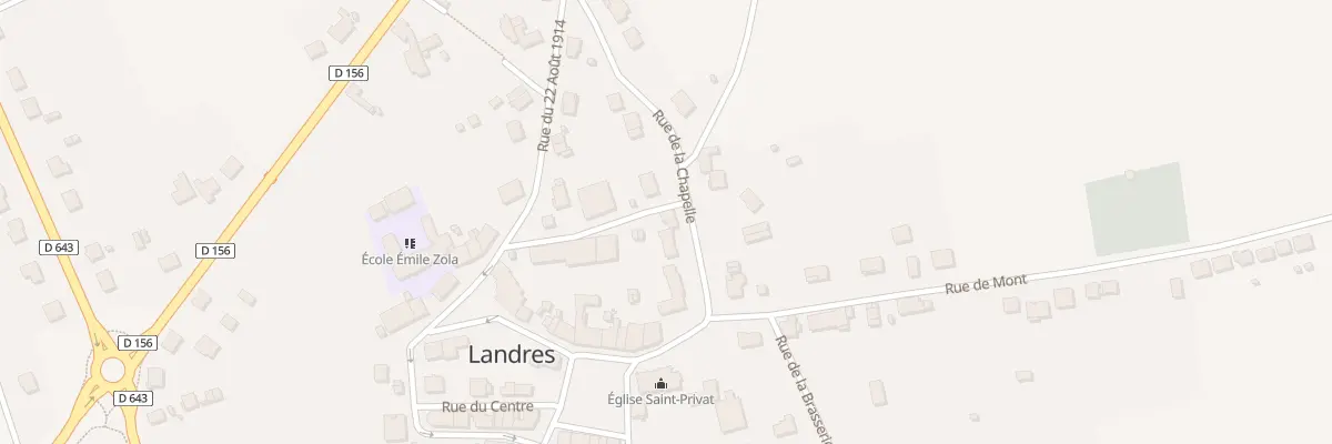 Plan du 9 Rue de la Chapelle à Landres
