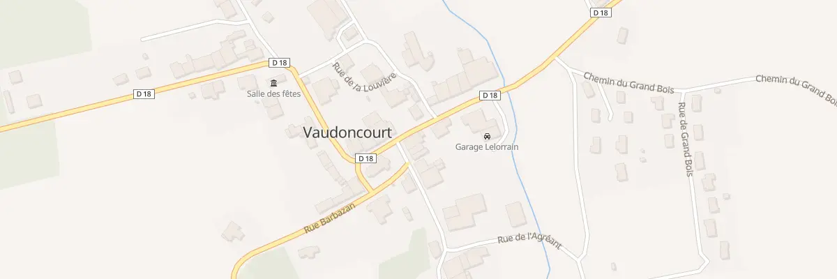Plan du 1 Rue de l’Agréant à Vaudoncourt