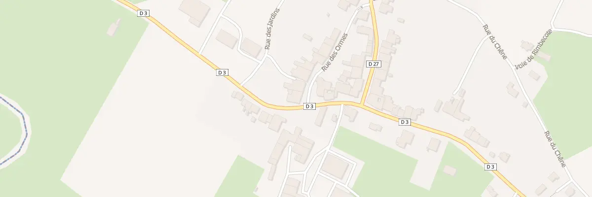 Plan du 1 Rue des Ormes à Attignéville