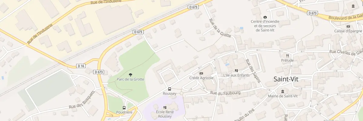 Plan du 50 Rue Charles de Gaulle à Saint-Vit