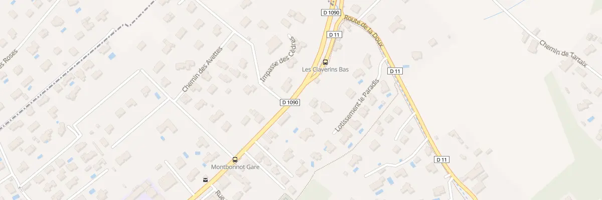 Plan du 1104 Rue Général de Gaulle à Montbonnot-Saint-Martin