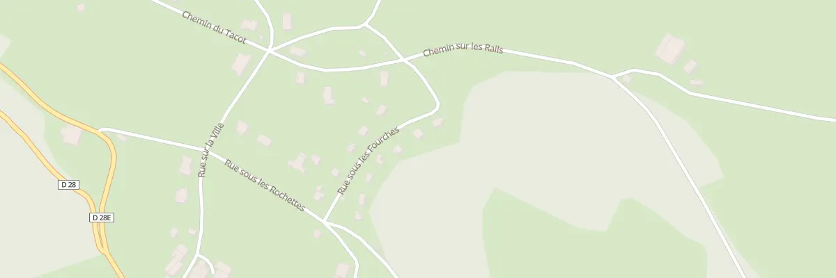 Plan du 11 Rue sous les Fourches à Saint-Maurice-Crillat