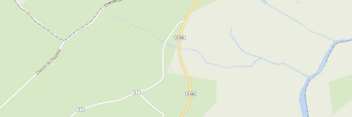 Plan du 300 Rte de Mens à Ponsonnas