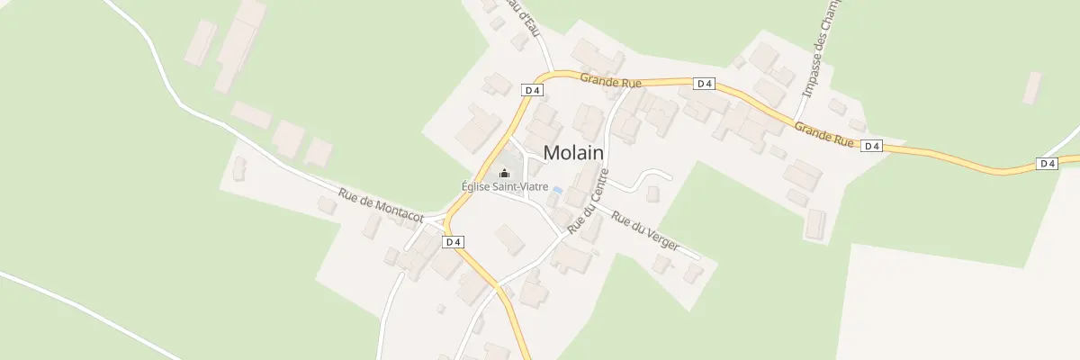 Plan du 3 Rue de la Mairie à Molain