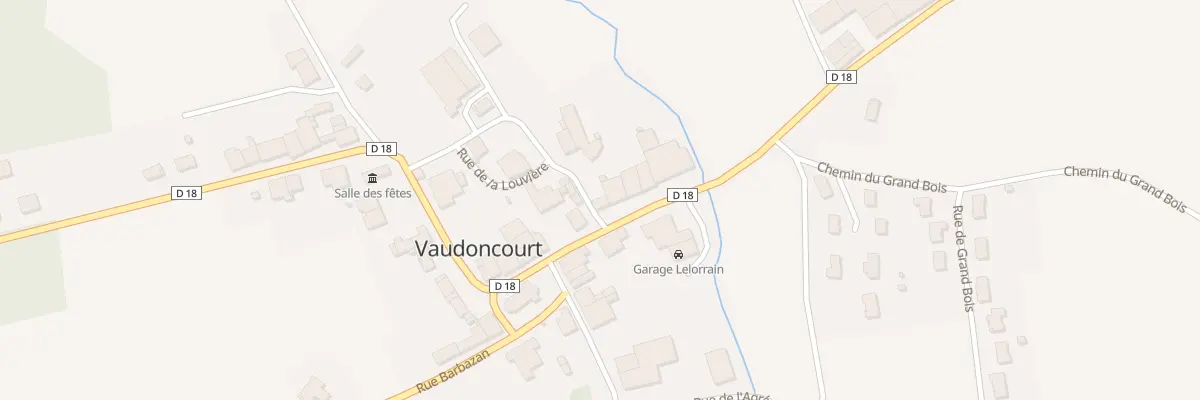Plan du 14 Rue de la Division Leclerc à Vaudoncourt