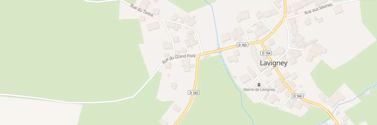 Plan du 2 Rue de la Legende à Lavigney