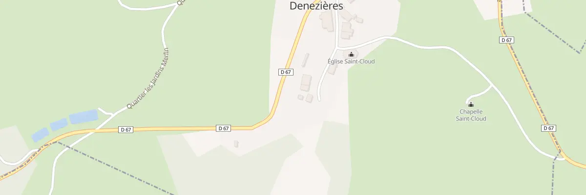 Plan du 8 Che du Grimont à Denezières