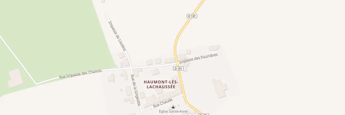 Plan du 11 Rue des Baraques a Haumont à Lachaussée
