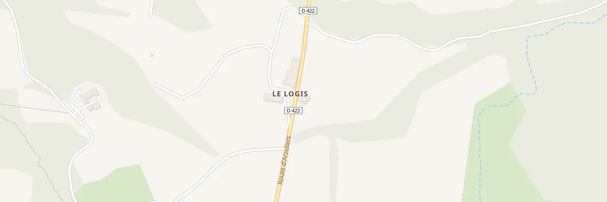 Plan du 6324 Le Logis à Trescléoux