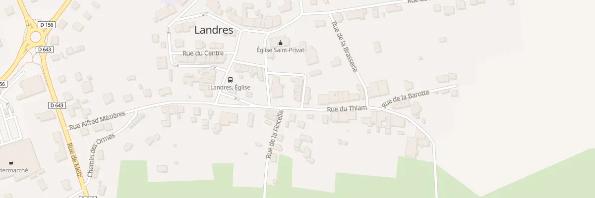 Plan du 3 Rue du Thiam à Landres