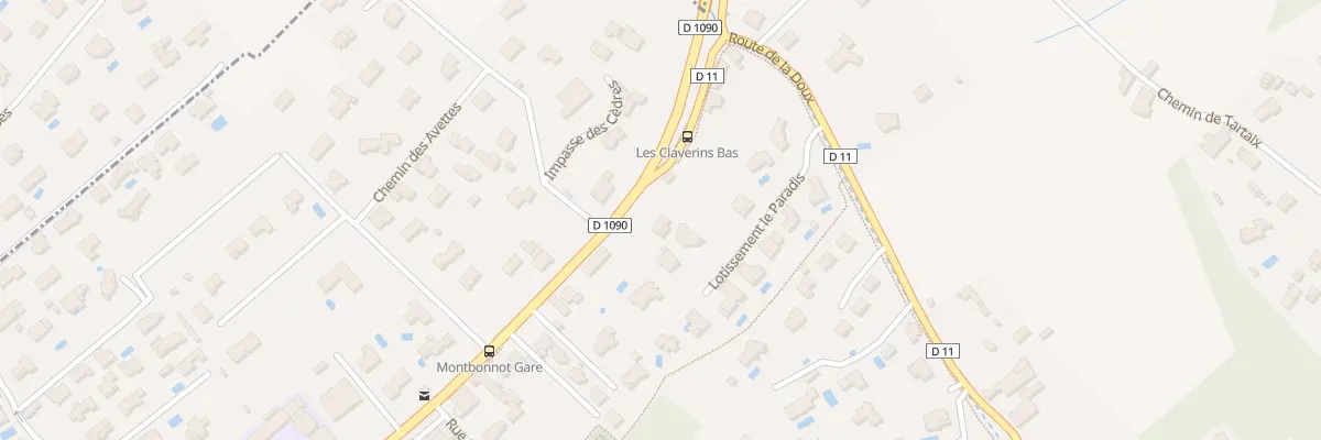 Plan du 1106 Rue Général de Gaulle à Montbonnot-Saint-Martin