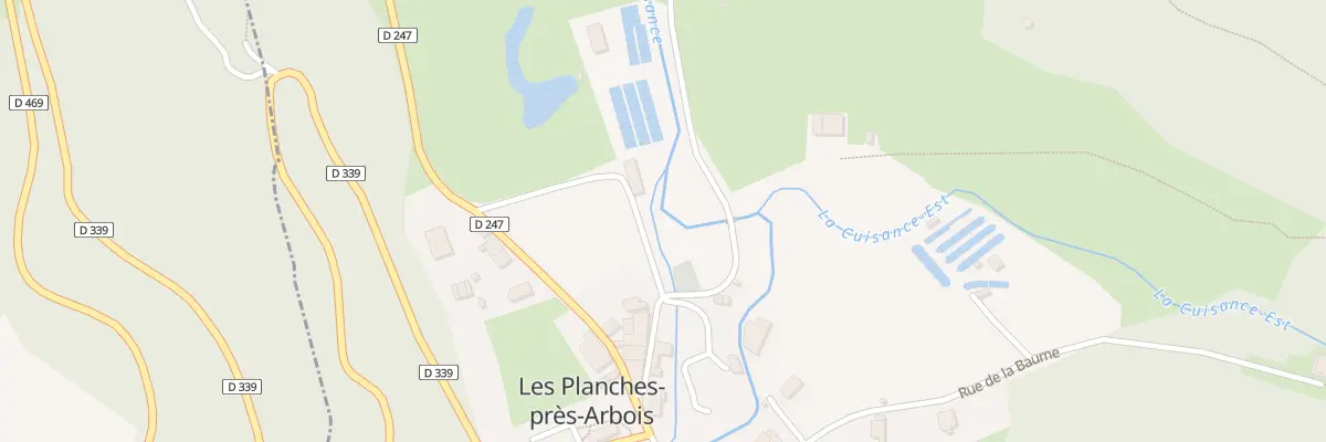 Plan du 6 Rue du Moulin aux Planches-près-Arbois