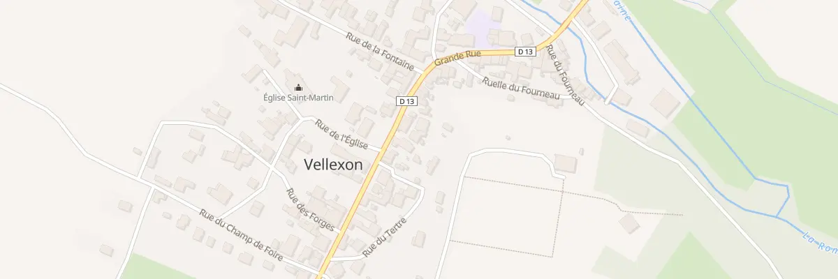 Plan du 20 Grande Rue à Vellexon-Queutrey-et-Vaudey