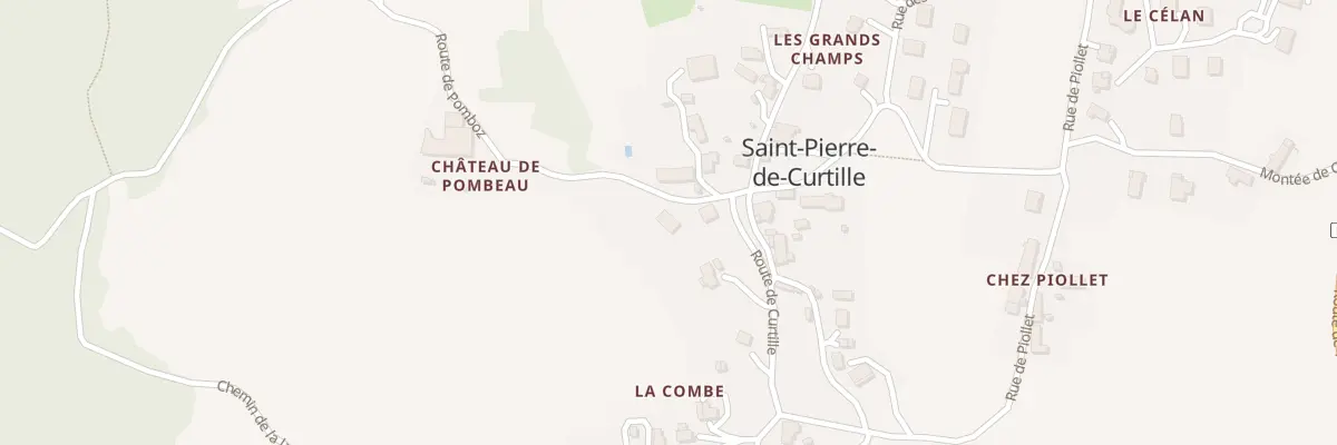 Plan du 115 Rte de Pomboz à Saint-Pierre-de-Curtille