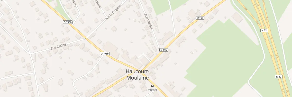 Plan du 1 Rue Alfred de Musset à Haucourt-Moulaine