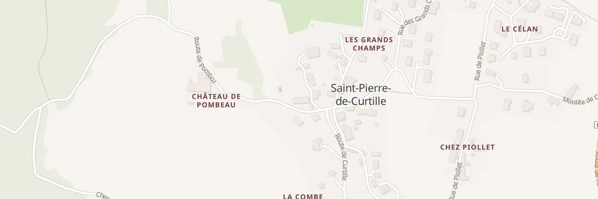 Plan du 76 Rte de Pomboz à Saint-Pierre-de-Curtille