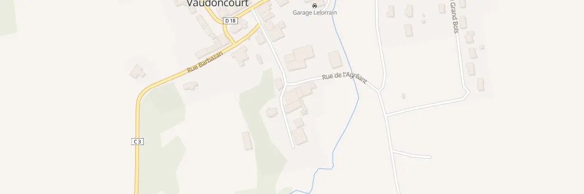 Plan du 4 Rue de l’Agréant à Vaudoncourt