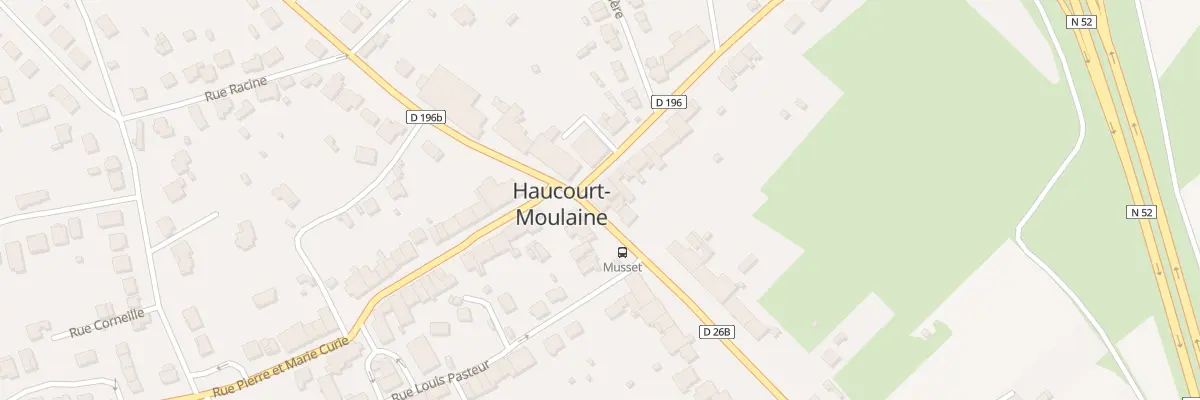 Plan du 1 Rue Victor Hugo à Haucourt-Moulaine
