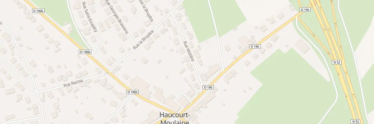 Plan du 13 Rue Molière à Haucourt-Moulaine