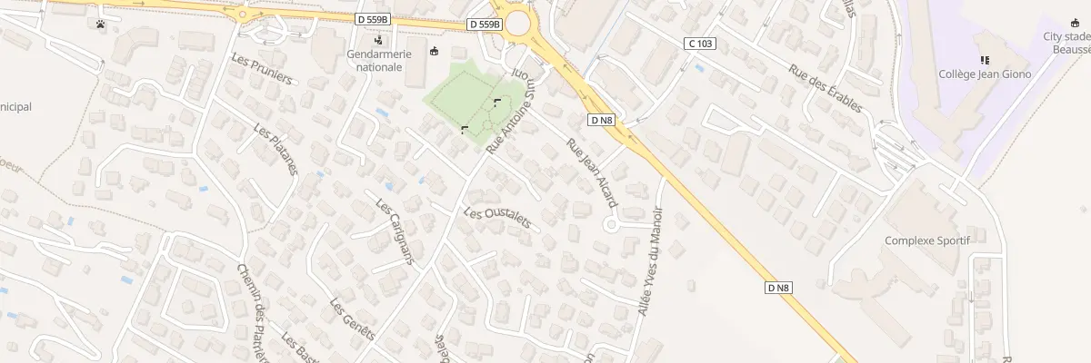 Plan du 3 Rue du Lot les Sarments au Beausset