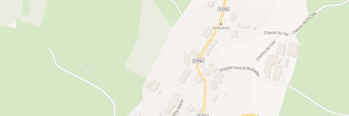 Plan du 2 Qua les Jardins Merlin à Denezières