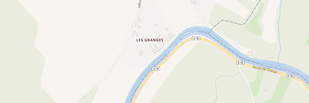 Plan du 893 Rte des Granges à Vions