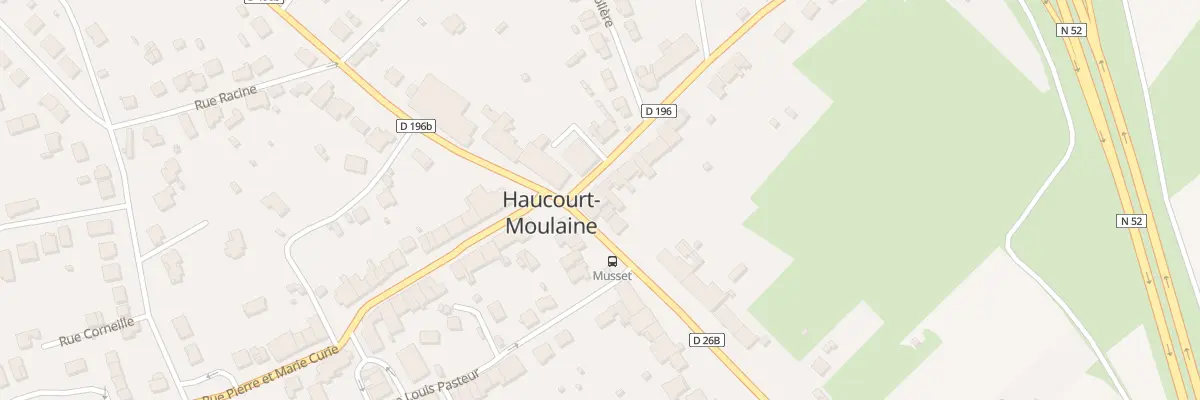Plan du 2 Rue Alfred de Musset à Haucourt-Moulaine
