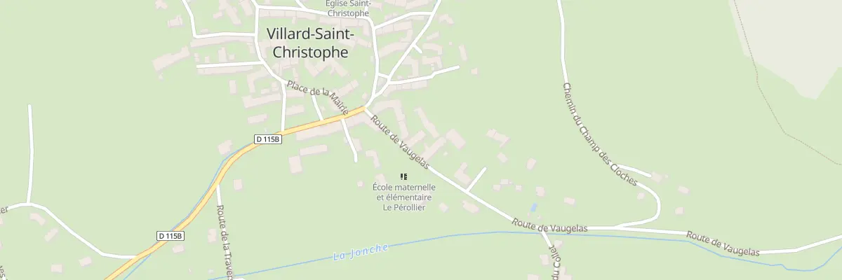 Plan du 77 Rte de Vaugelas à Villard-Saint-Christophe