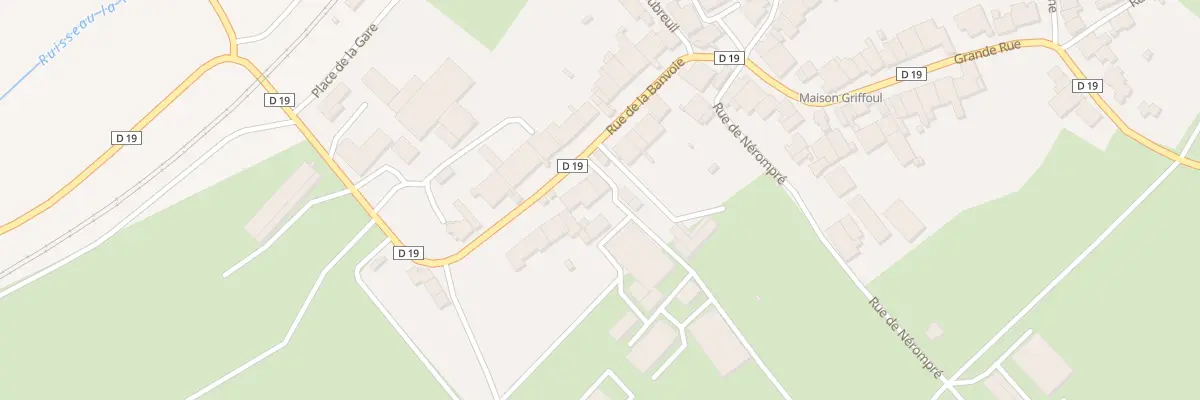 Plan du 9 Rue de la Banvoie à Punerot