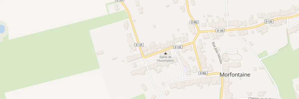Plan du 19 Rue Mal de Lattre de Tassigny à Morfontaine