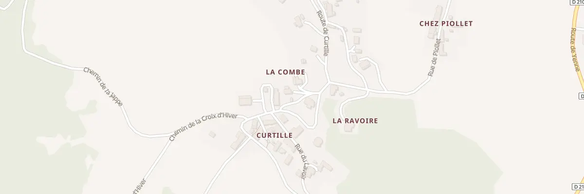 Plan du 20 Pas de la Vieille Eglise à Saint-Pierre-de-Curtille