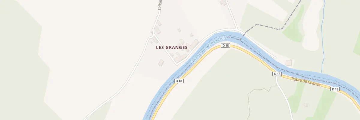Plan du 925 Rte des Granges à Vions