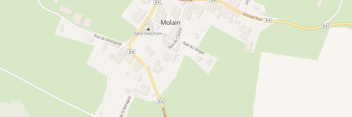 Plan du 5 Rue du Centre à Molain
