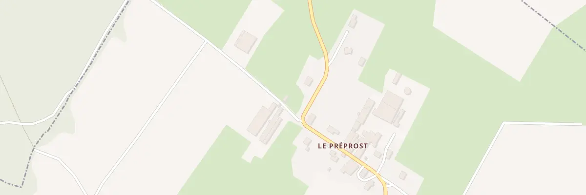 Plan du 13 Le Preprost à Fourg