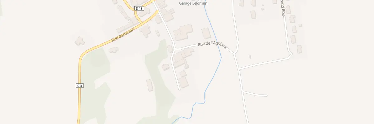 Plan du 6 Rue de l’Agréant à Vaudoncourt