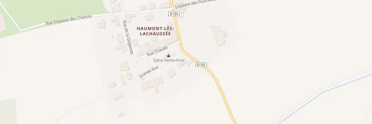 Plan du 16 Rue Grande Rue A Haumont à Lachaussée