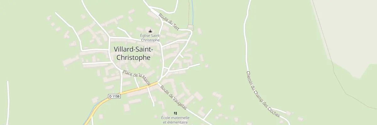 Plan du 45 Che des Clots à Villard-Saint-Christophe