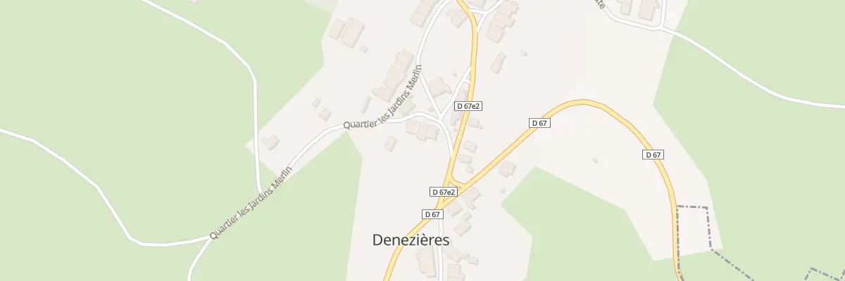 Plan du 5 Qua sous le Tilleul à Denezières