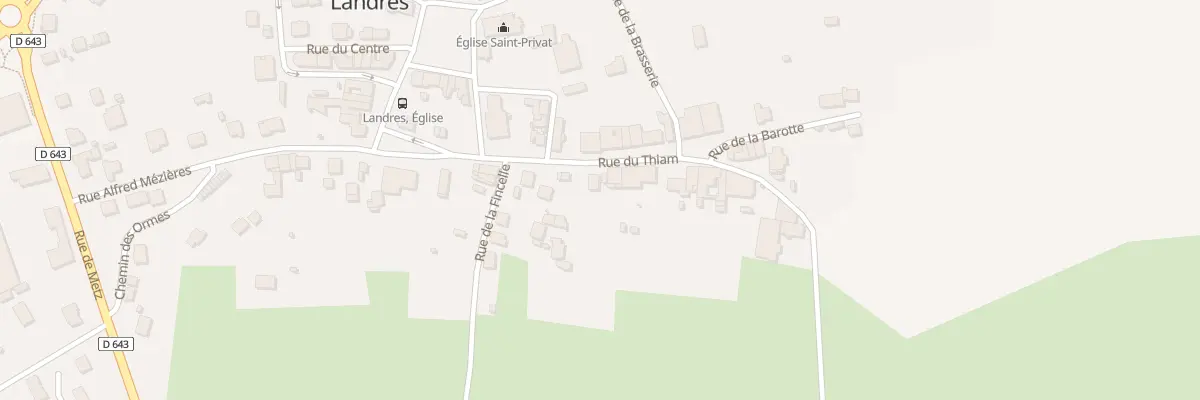 Plan du 16B Rue du Thiam à Landres